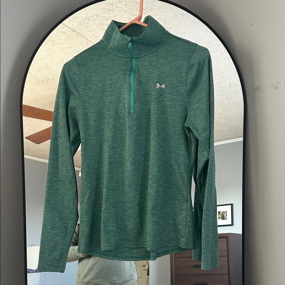 Under Armour Teal HeatGear Pullover